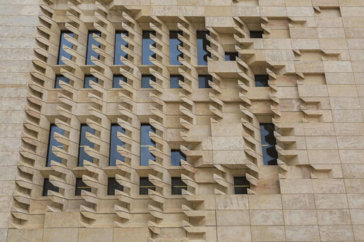 Parliament House designed by the architect Renzo Piano, Valletta, Malta